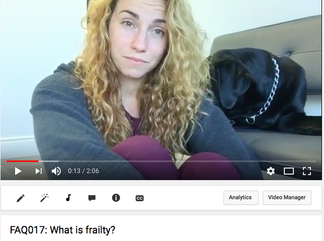 frailty, physiotherapy