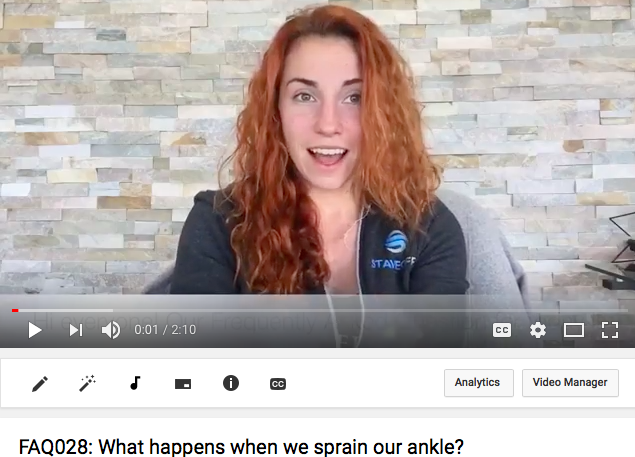 ankle sprain, physiotherapy