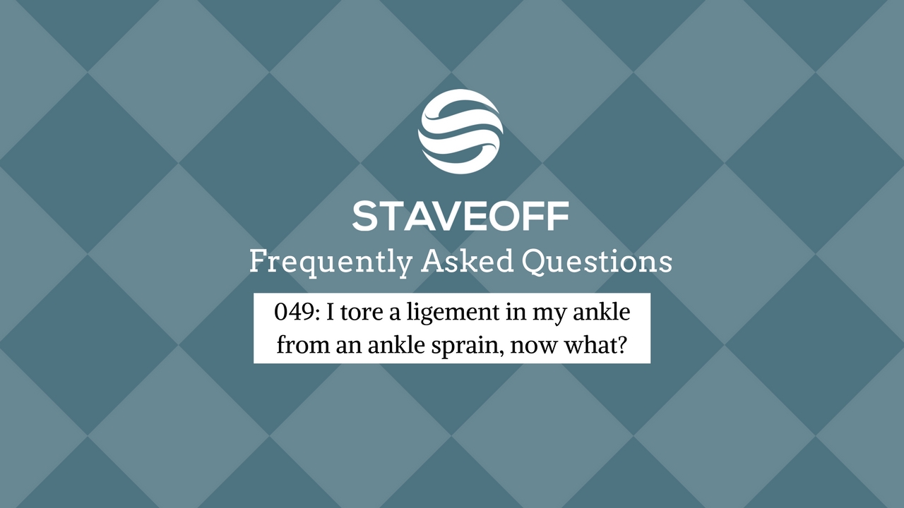 ankle sprain, rehab, physiotherapy kingston