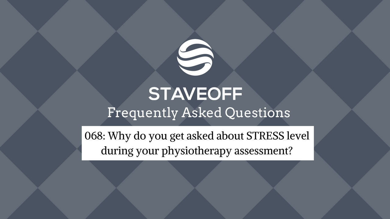 Stress, physiotherapy