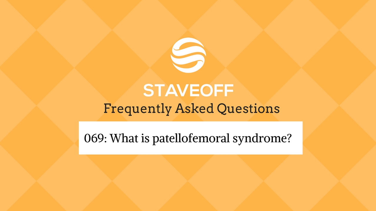 patellofemoral syndrome, knee pain, overuse injury, kingston, physiotherapy